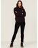 Image #2 - Carhartt Women's Solid Purple Relaxed Fit Zip-Front Sherpa Fleece Work Jacket, , hi-res