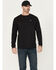Image #2 - Ariat Men's Rebar Cotton Strong Hardhead Long Sleeve T-Shirt, Black, hi-res