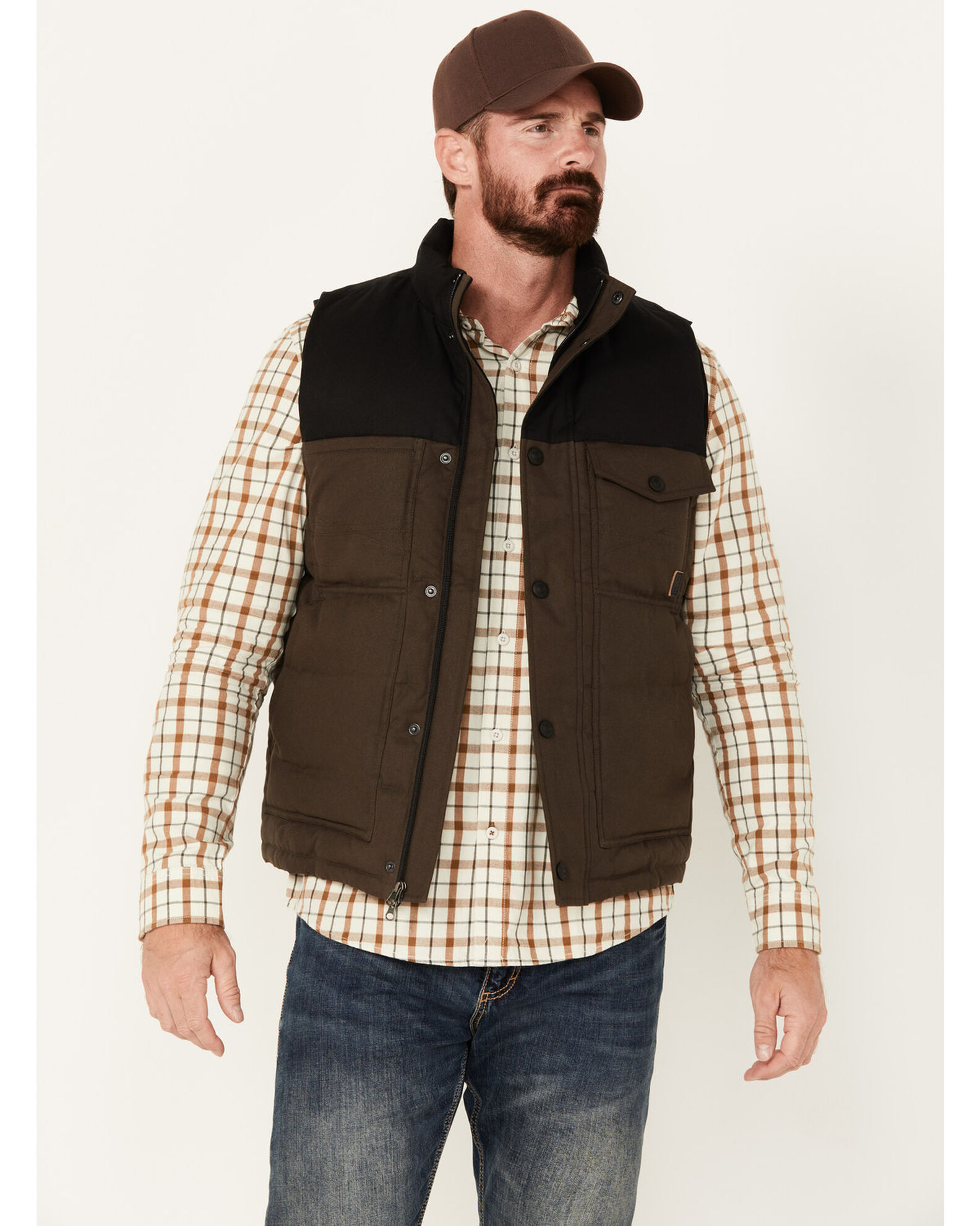 Brothers & Sons Men's Utility Puffer Vest