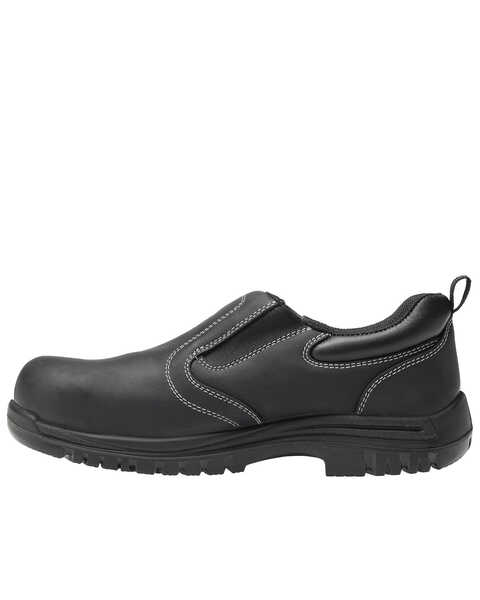 Image #3 - Avenger Men's Foreman Waterproof Work Shoes - Composite Toe, Black, hi-res