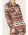 Shyanne Women's Southwestern Print Duster Shacket, Wine, hi-res