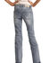 Image #1 - Rock & Roll Denim Girls' Striped Trouser Jeans, , hi-res