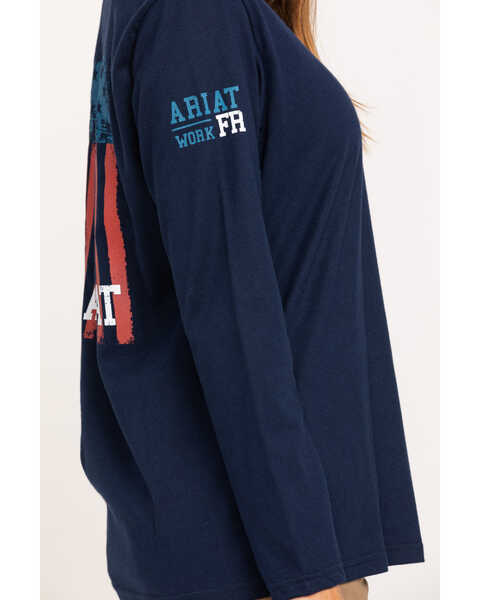 Image #4 - Ariat Women's America Graphic FR T-Shirt , , hi-res