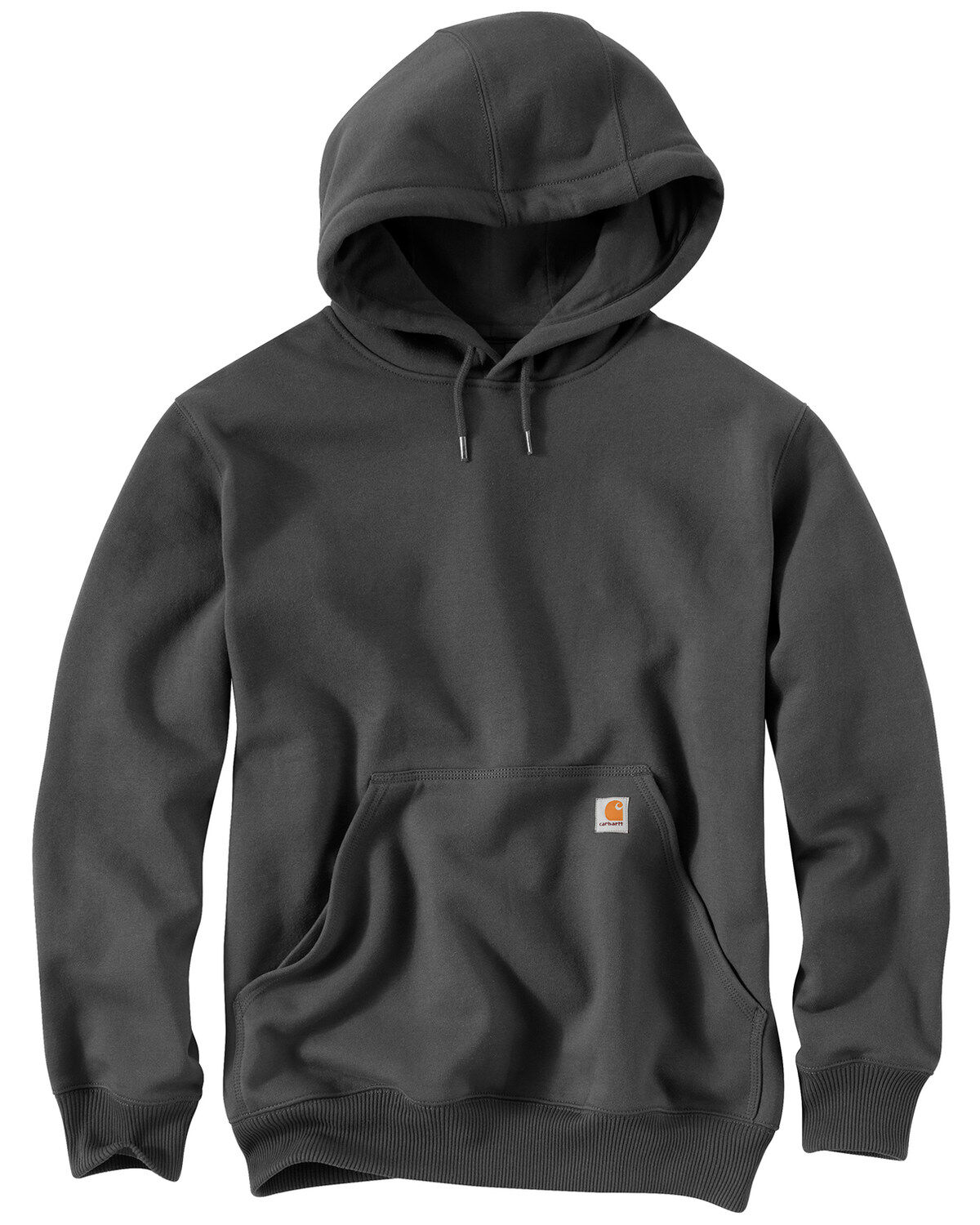 Carhartt Men's Rain Defender Paxton Heavyweight Hooded Sweatshirt, Dark Grey, hi-res