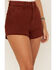 Image #2 - Idyllwind Women's Brady Frayed Hem Shorts, Brown, hi-res