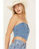 Wrangler Women's Denim Bustier , Blue, hi-res