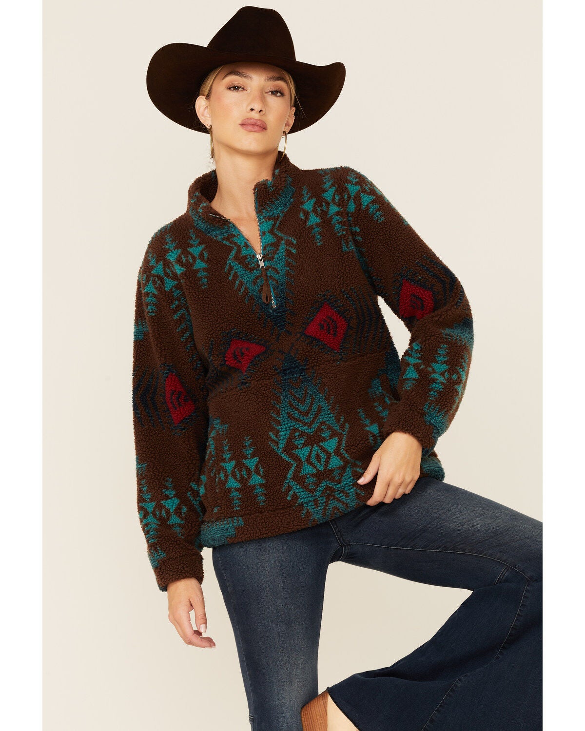 Tasha Polizzi Women's Ariel Pullover Sweater, Teal, hi-res