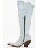 Image #3 - Dan Post Women's Denim Tall Western Boots - Snip Toe, , hi-res