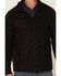 Image #3 - Panhandle Slim Men's Southwestern Print Embossed 1/4 Zip Pullover, Black, hi-res