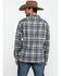Image #2 - Pendleton Men's Gray Board Oxford Plaid Long Sleeve Western Shirt, , hi-res