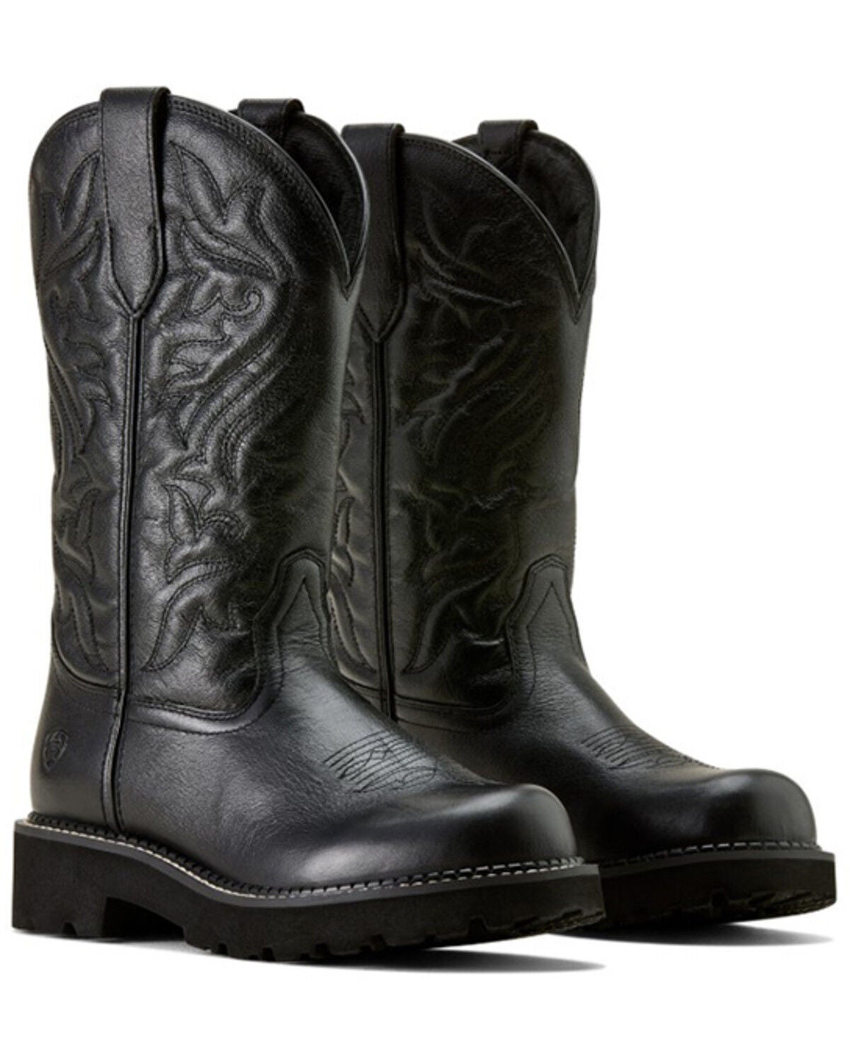 Image #4 - Ariat Women's Fatbaby Dawn Performance Western Boots - Round Toe, Black, hi-res
