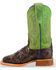 Horse Power Boys' Brown Filet Of Fish Print Boots - Square Toe, Brown, hi-res