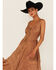 Image #4 - Scully Women's Lace-Up Jacquard Midi Dress, Beige, hi-res