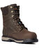 Ariat Women's Dark Brown Riveter 8" H20 400G CSA Glacier Grip Work Boot - Round Toe , Brown, hi-res