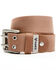 Hawx Men's Double Perforated Work Belt, Tan, hi-res