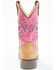 Shyanne Girls' Chloe Glitter Western Boots - Square Toe, Pink, hi-res