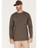 Image #1 - Hawx Men's Forge Work Pocket T-Shirt , Brown, hi-res
