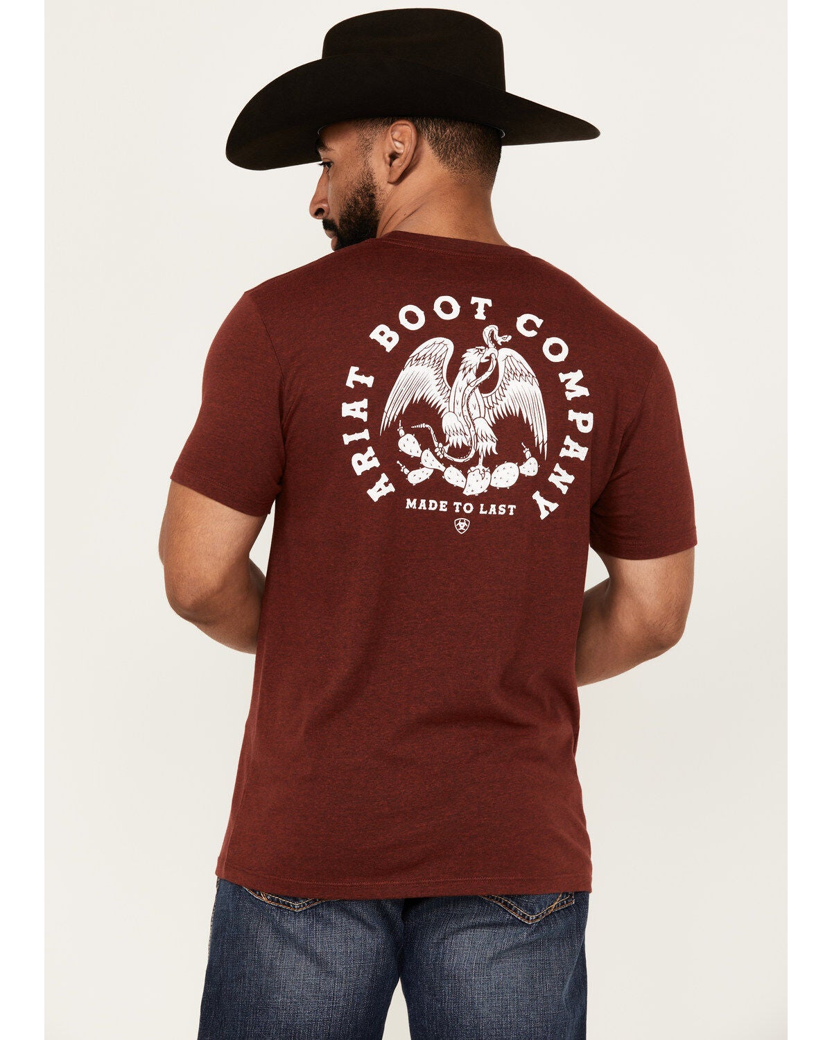 Image #4 - Ariat Men's Eagle And Snake Short Sleeve Graphic T-Shirt, , hi-res