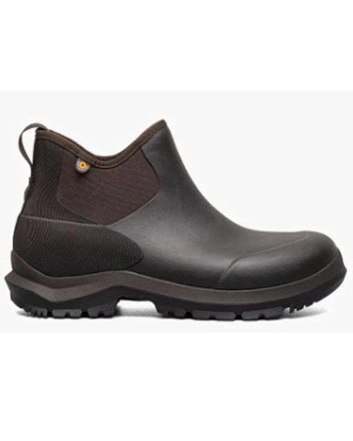 Image #2 - Bogs Men's Sauvie Slip-On Waterproof Work Boots - Round Toe, Brown, hi-res