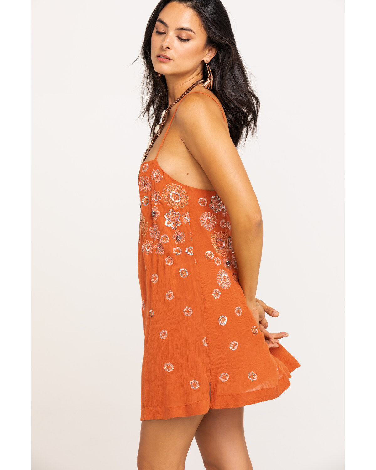 free people embellished slip