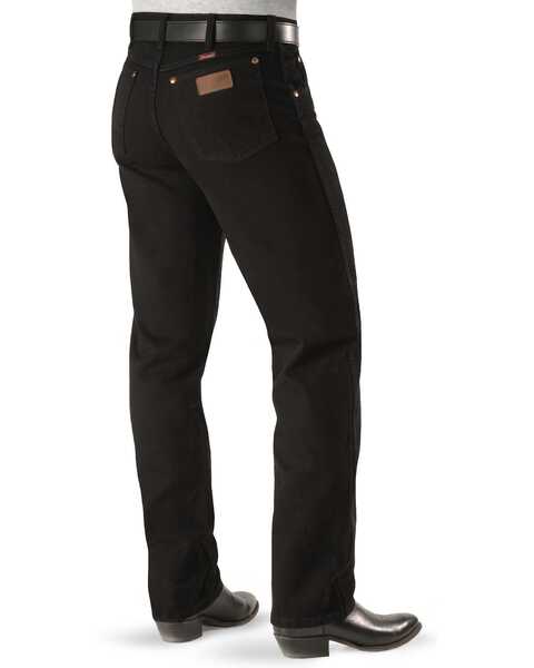 Wrangler Men's Cowboy Cut Original Fit Jeans, Shadow Black, hi-res