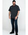 Image #6 - Hawx Men's Solid Yarn Dye Two Pocket Short Sleeve Work Shirt, Charcoal, hi-res