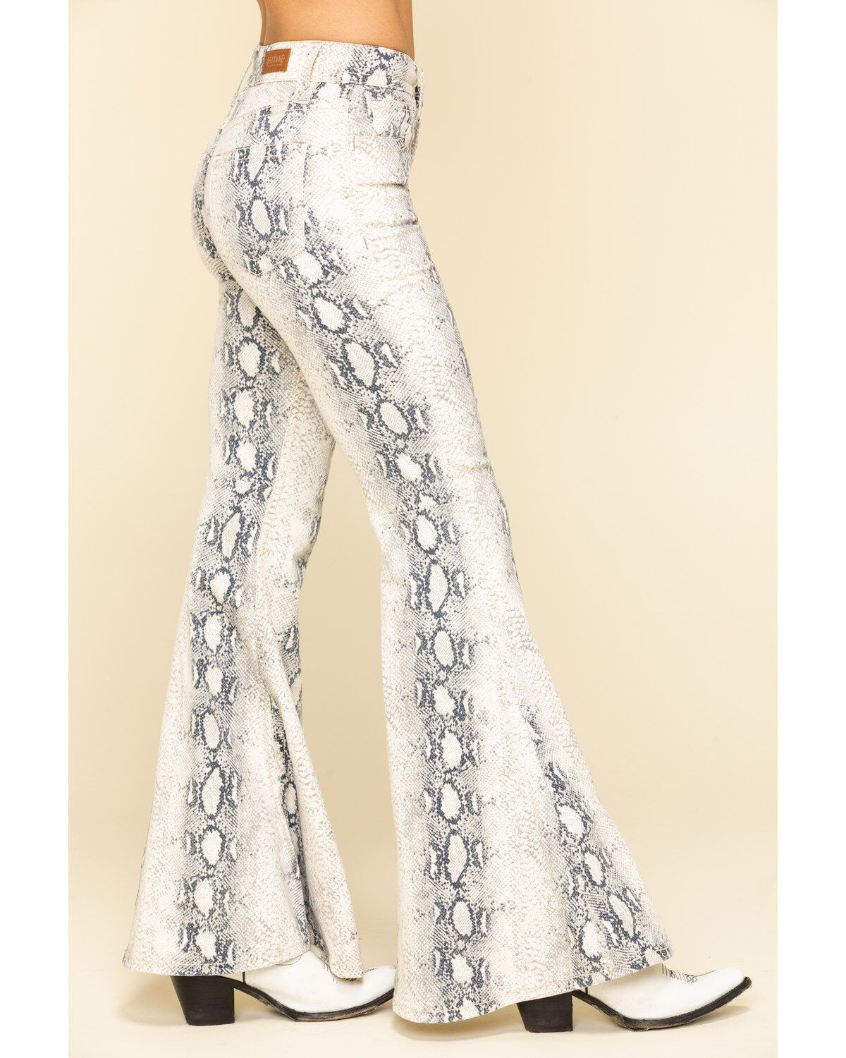 Image #3 - Shyanne Women's Python Print Flare Pants, , hi-res