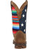 Durango Women's Lady Rebel™ American Flag Serape Work Boots - Square Toe, Brown, hi-res