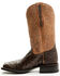 Image #3 - Shyanne Women's Mia Exotic Full Quill Ostrich Western Boots - Broad Square Toe, Chocolate, hi-res