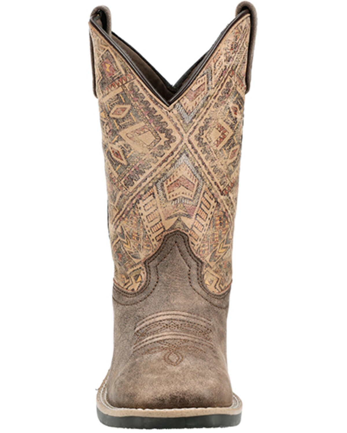 Image #4 - Smoky Mountain Little Boys' Oasis Performance Western Boots - Broad Square Toe, Chocolate, hi-res