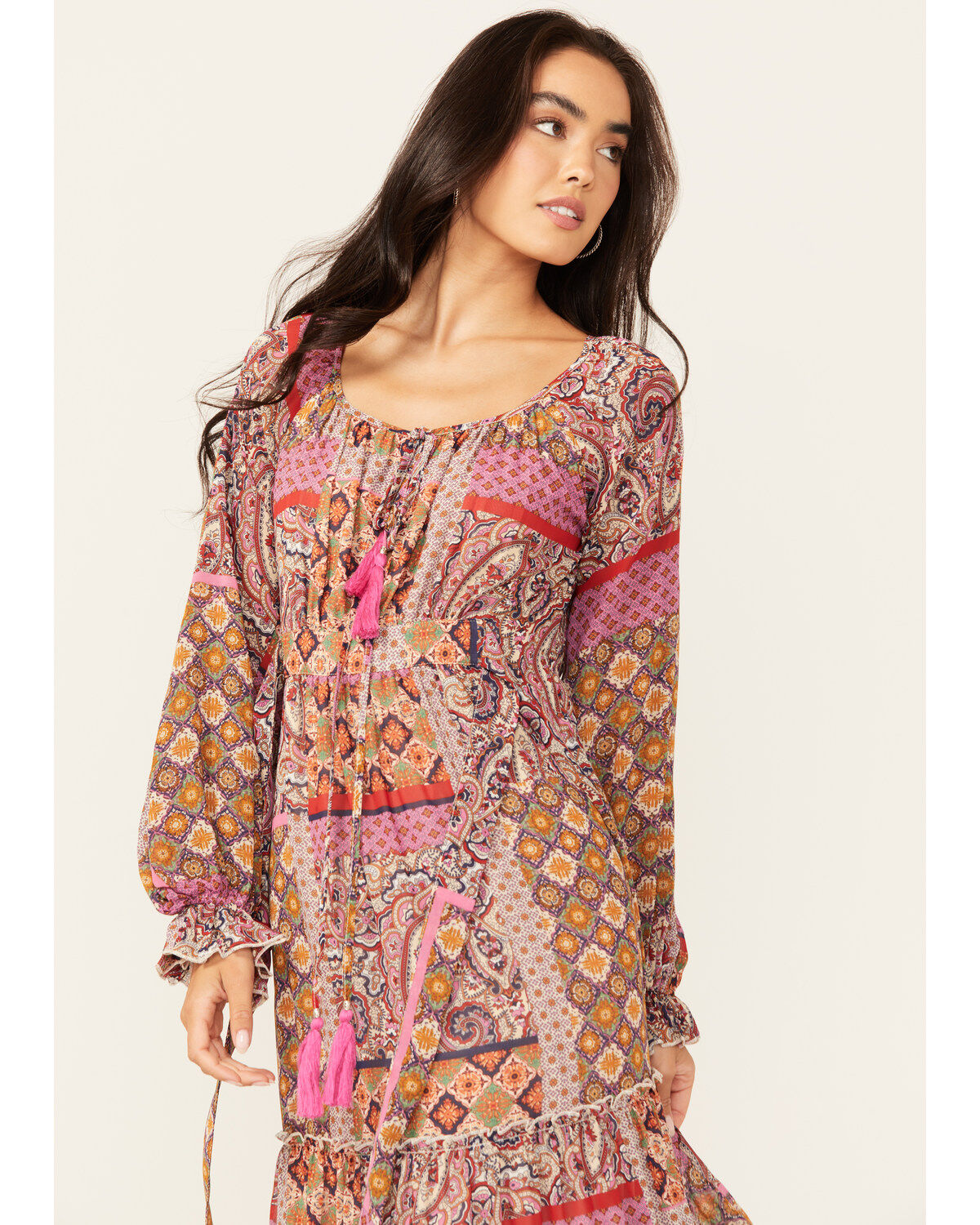 Image #2 - Molly Bracken Women's Livia Floral Maxi Dress, , hi-res