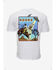 Image #1 - Hooey Boys' Space Rustler Short Sleeve Graphic T-Shirt, Cream, hi-res