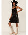 Image #1 - Wishlist Women's Black Sequins Tie-Back Strap Mini Dress, , hi-res