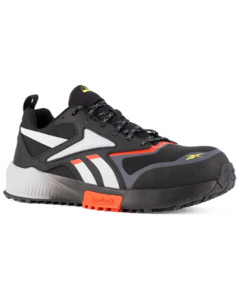 Reebok Men's Lavante Trail 2 Athletic Work Shoes - Composite Toe, Black, hi-res