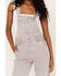 Image #3 - Cleo + Wolf Women's High Rise Wide Denim Overalls, , hi-res