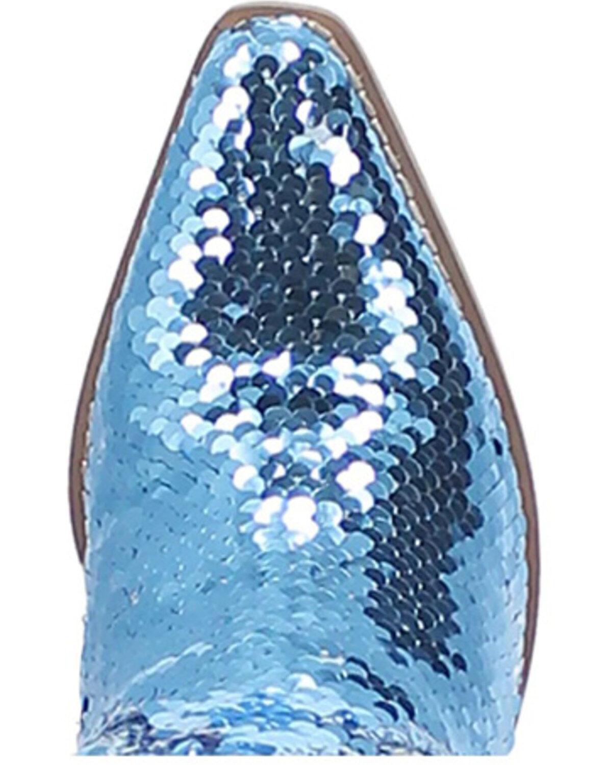 Image #6 - Dingo Women's Sequin Dance Hall Queen Tall Western Boots - Snip Toe, Blue, hi-res