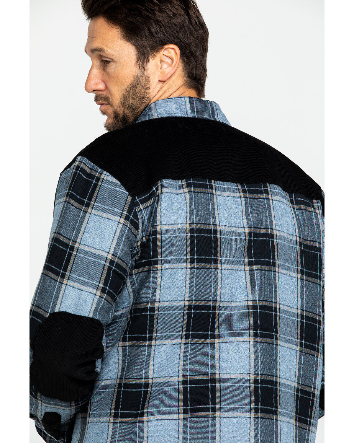 Image #5 - Moonshine Spirit Men's Goleta Plaid Mixed Flannel Nylon Shirt Jacket, , hi-res