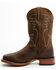 Image #3 - El Dorado Men's Bay Western Boots - Broad Square Toe, Brown, hi-res