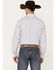Image #4 - Cinch Men's Small Print Long Sleeve Button Down Western Shirt, White, hi-res