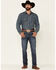 Image #1 - Cody James Men's Courtright Wash Jackson Slim Straight Stretch Denim Jeans, Blue, hi-res