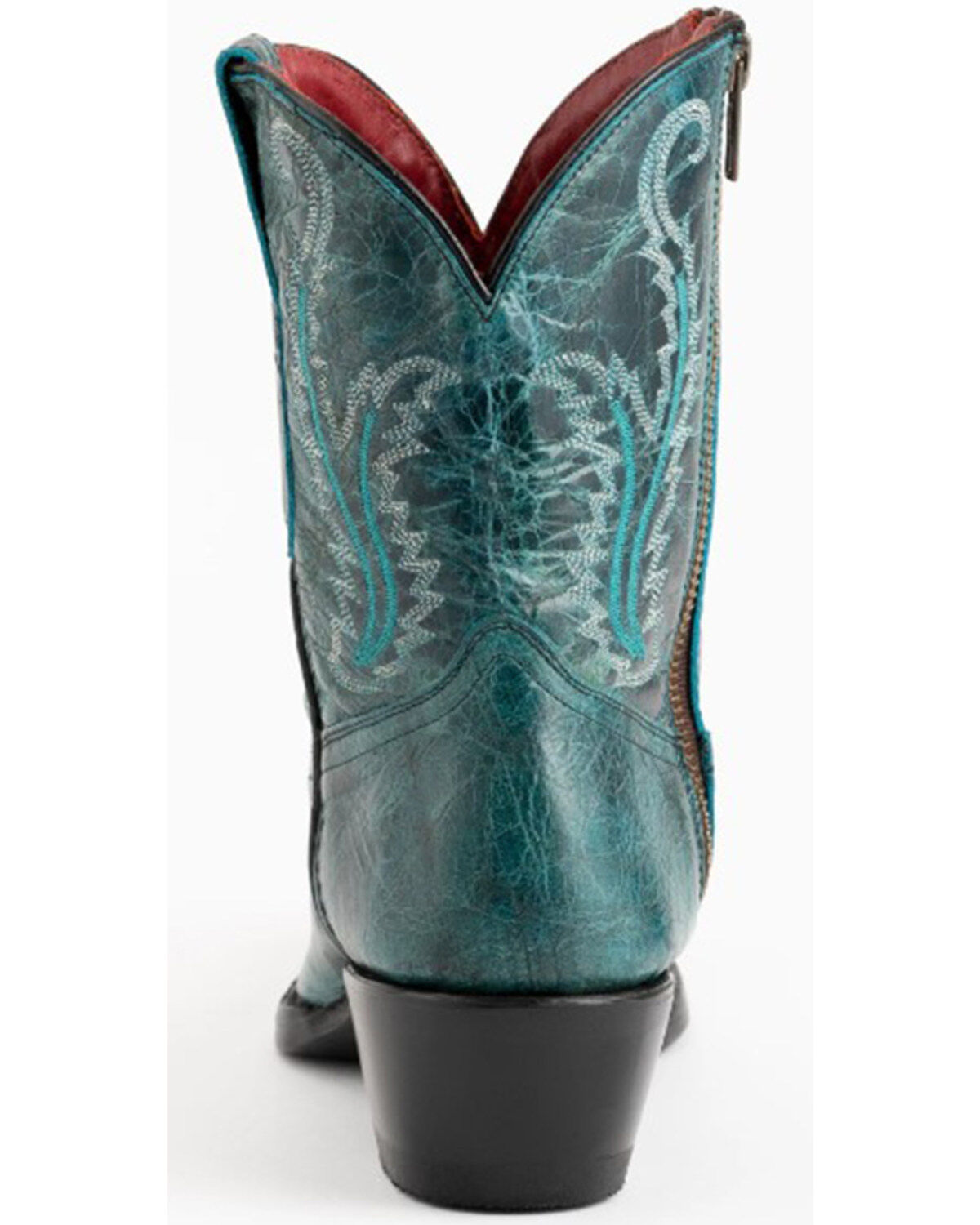 Image #4 - Ferrini Women's Molly Western Boots - Snip Toe, Teal, hi-res
