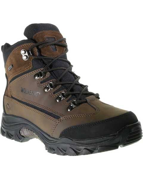 Wolverine Men's Spencer Waterproof Hiker Boots, Brown, hi-res
