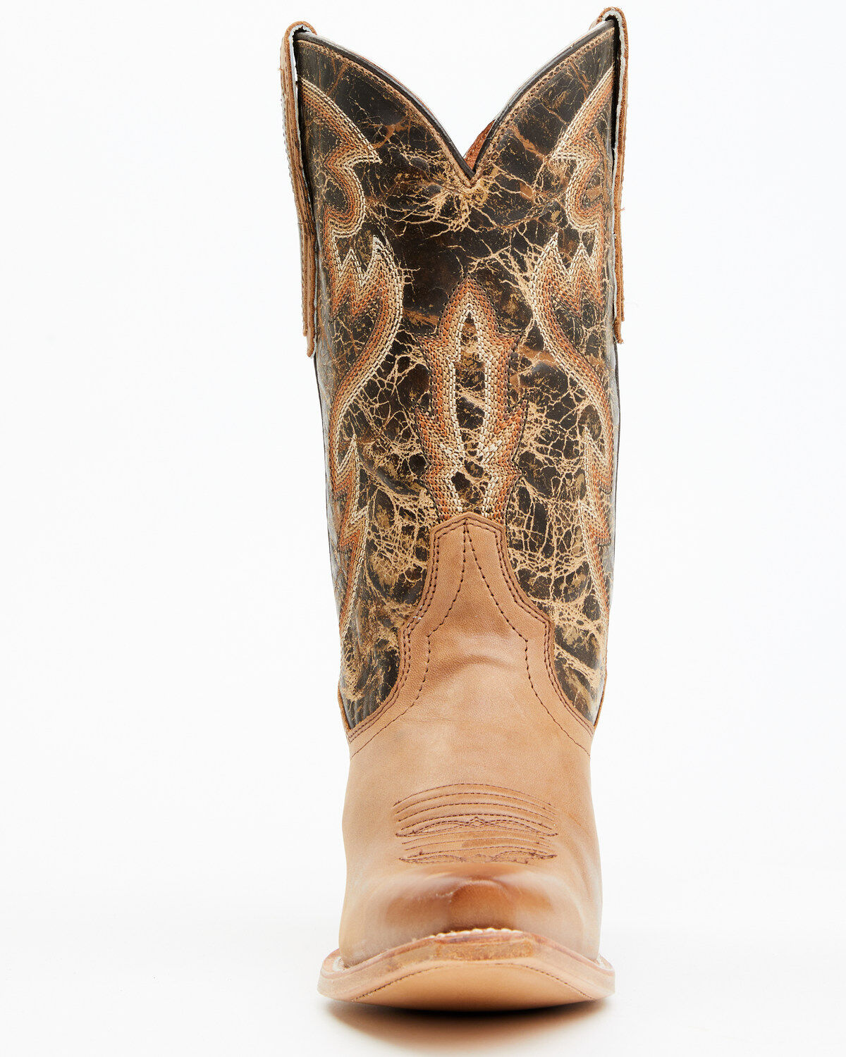Image #4 - Dan Post Women's 11" Tria Western Boots - Snip Toe, Tan, hi-res