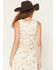 Image #4 - Shyanne Women's Western Conversation Print Lace Sleeveless Ruffle Tank Top, Cream, hi-res