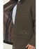 Image #3 - Wrangler Men's Solid Flannel Lined Barn Coat, Olive, hi-res