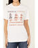 Image #3 - Bohemian Cowgirl Women's Make America Cowboy Short Sleeve Graphic Tee, White, hi-res