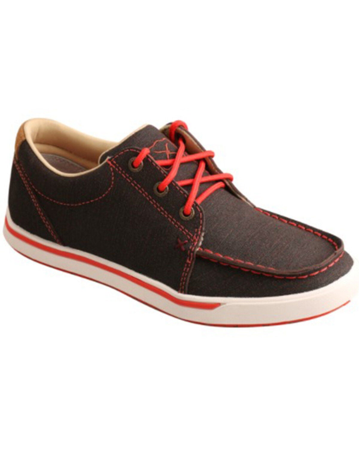 Twisted X Women's Kicks Casual Shoes - Moc Toe, Brown, hi-res
