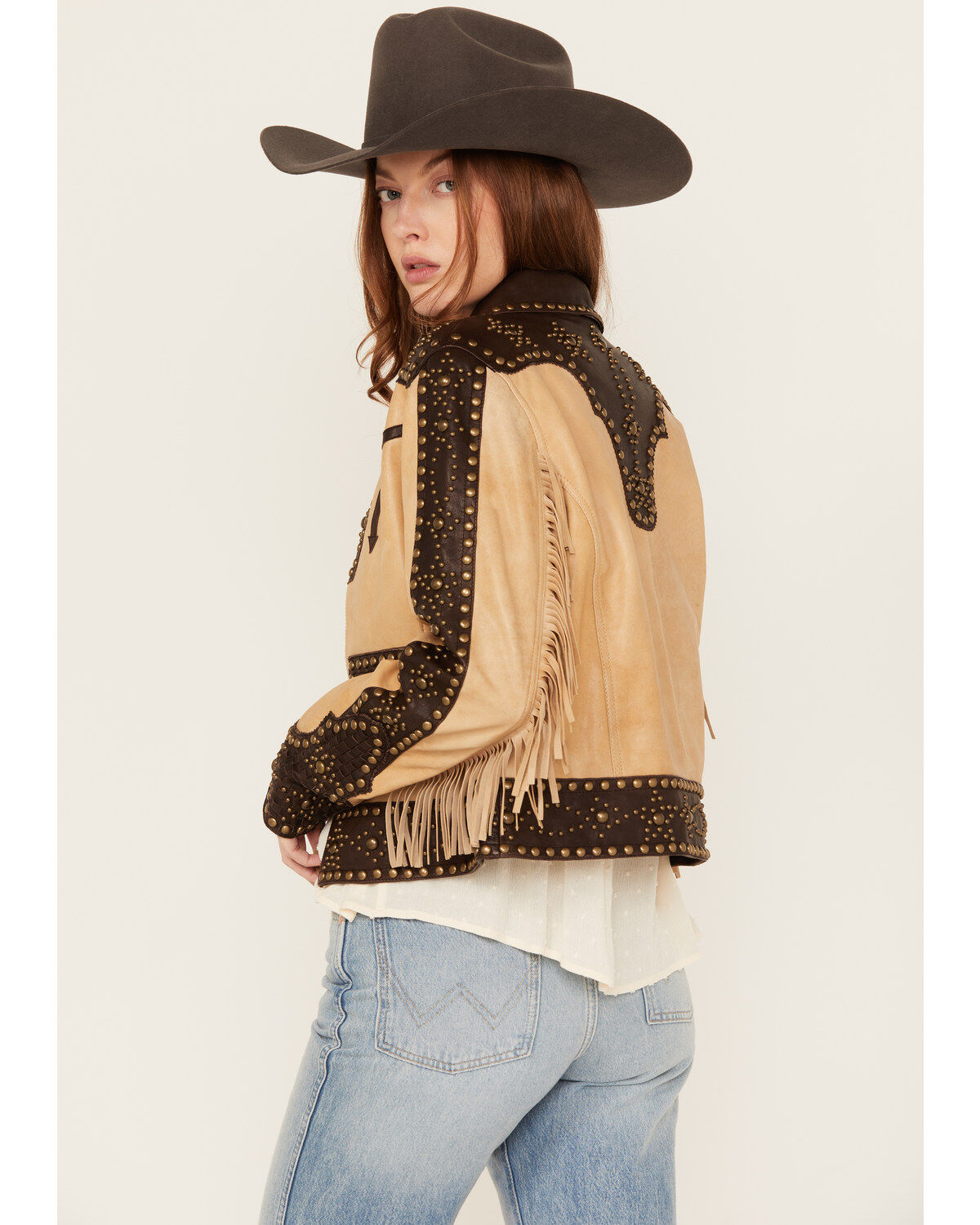 Image #4 - Double D Ranch Women's Studded Duttons Jacket, , hi-res