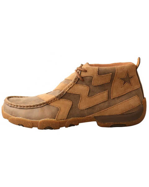 Twisted X Men's Casual Lace-Up Chukka Driving Moc , Brown, hi-res