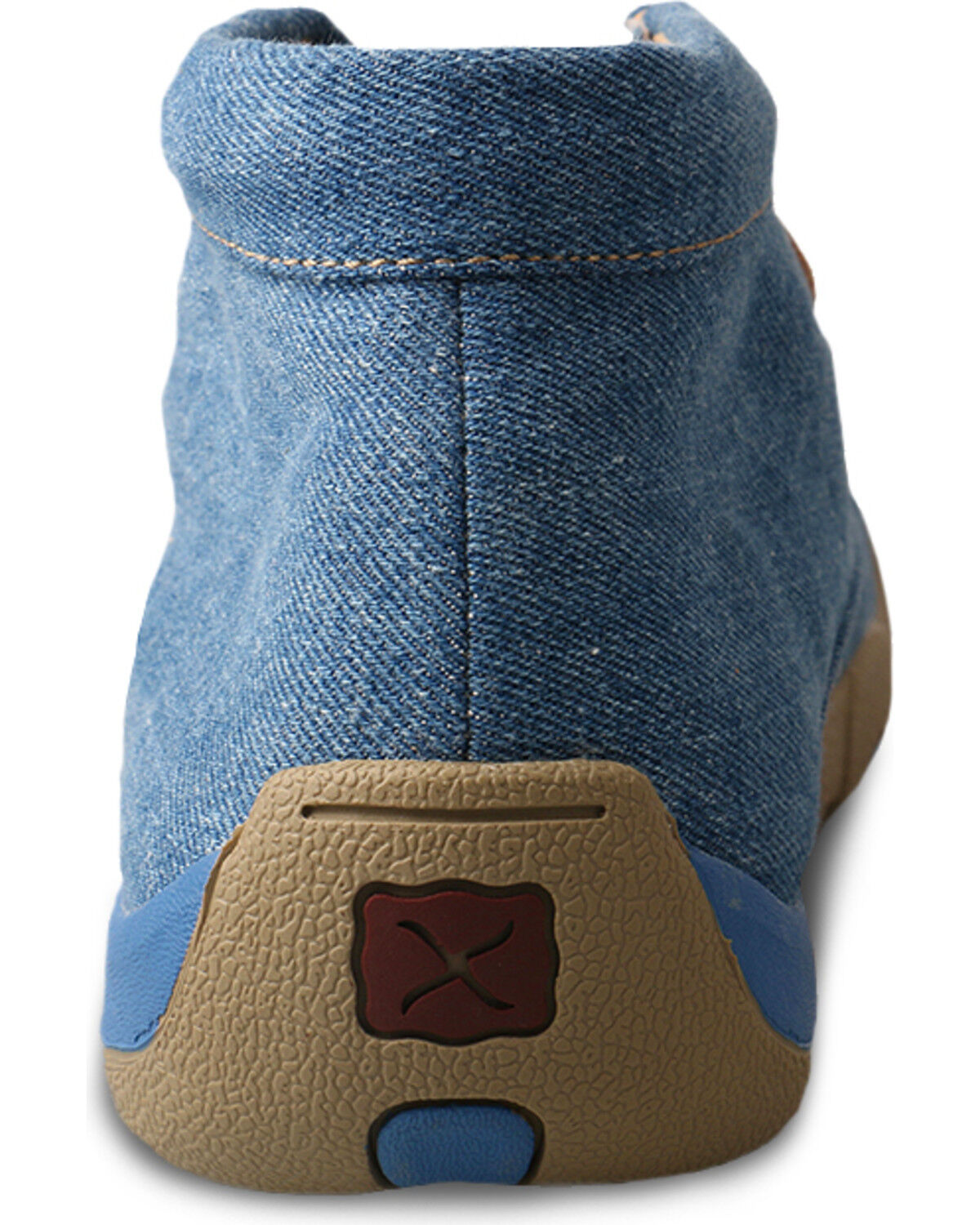 blue moccasin boots